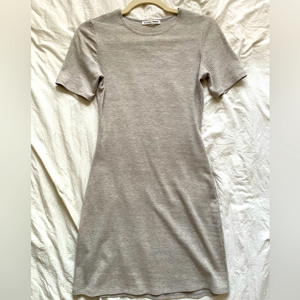Reformation Kendy Knit Dress. Color: Marble. Size: S